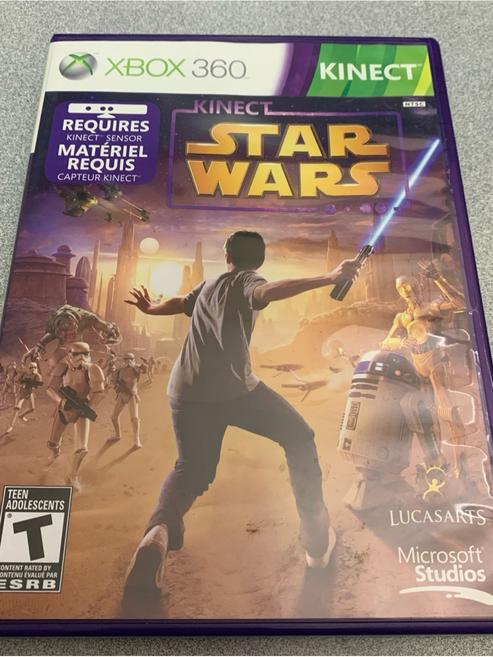 Xbox 360 Kinect Star Wars ( Game & Case) - Microsoft